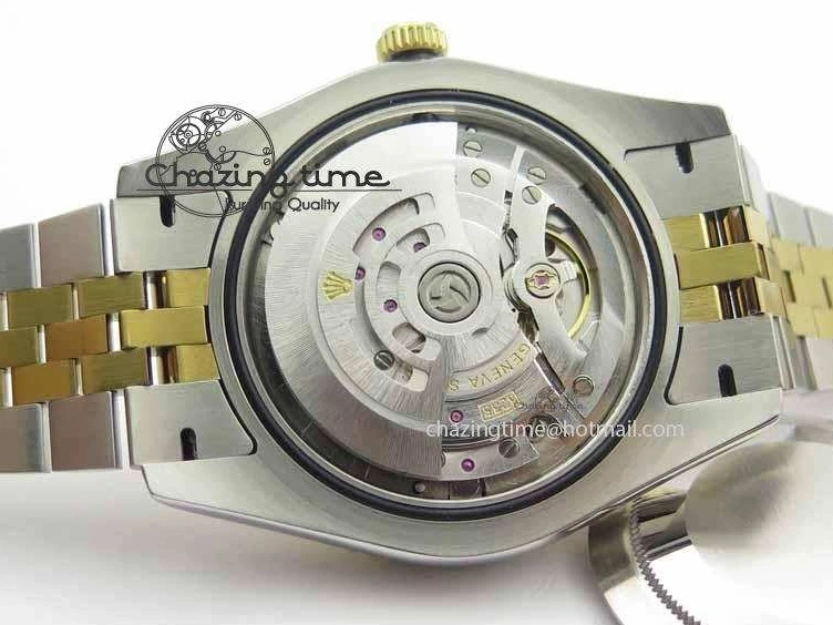Roman YG Maker Black On Bracelet Edition A2813 BP Best 41mm DateJust SS Jubilee Dial II 0521